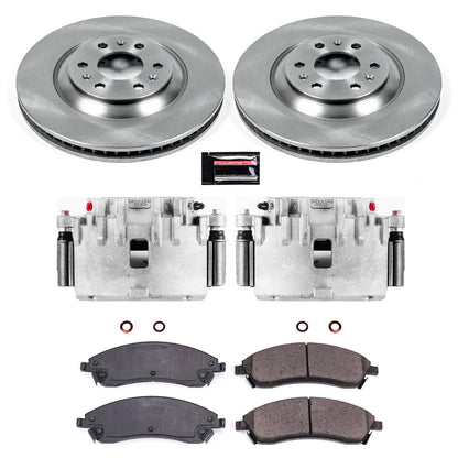 PowerStop Power Stop 04-09 Cadillac SRX Front Autospecialty Brake Kit w/Calipers KCOE1449
