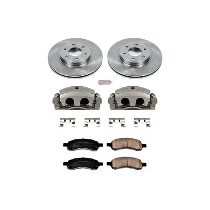 PowerStop Power Stop 06-09 Chevrolet Trailblazer Front Autospecialty Brake Kit w/Calipers KCOE1453