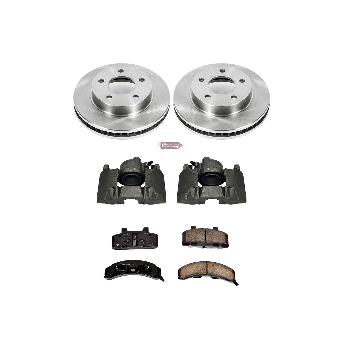 PowerStop Power Stop 83-96 Buick Century Front Autospecialty Brake Kit w/Calipers KCOE1487
