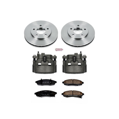 PowerStop Power Stop 88-95 Buick Regal Front Autospecialty Brake Kit w/Calipers KCOE1498