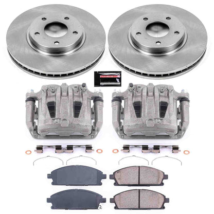 PowerStop Power Stop 04-09 Nissan Quest Front Autospecialty Brake Kit w/Calipers KCOE150