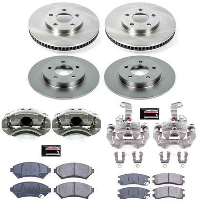 PowerStop Power Stop 00-04 Buick LeSabre Autospecialty Kit w/ Calipers - Front and Rear KCOE1543B