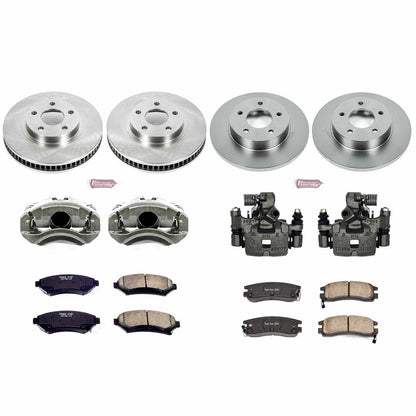 PowerStop Power Stop 00-04 Buick LeSabre Autospecialty Kit w/ Calipers - Front and Rear KCOE1543