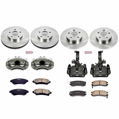 PowerStop Power Stop 03-05 Buick Park Avenue Autospecialty Kit w/ Calipers - Front and Rear KCOE1545