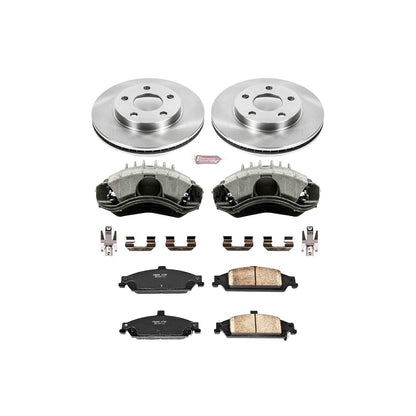 PowerStop Power Stop 04-05 Chevrolet Classic Front Autospecialty Brake Kit w/Calipers KCOE1551