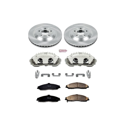 PowerStop Power Stop 2004 Cadillac XLR Front Autospecialty Brake Kit w/Calipers KCOE1559