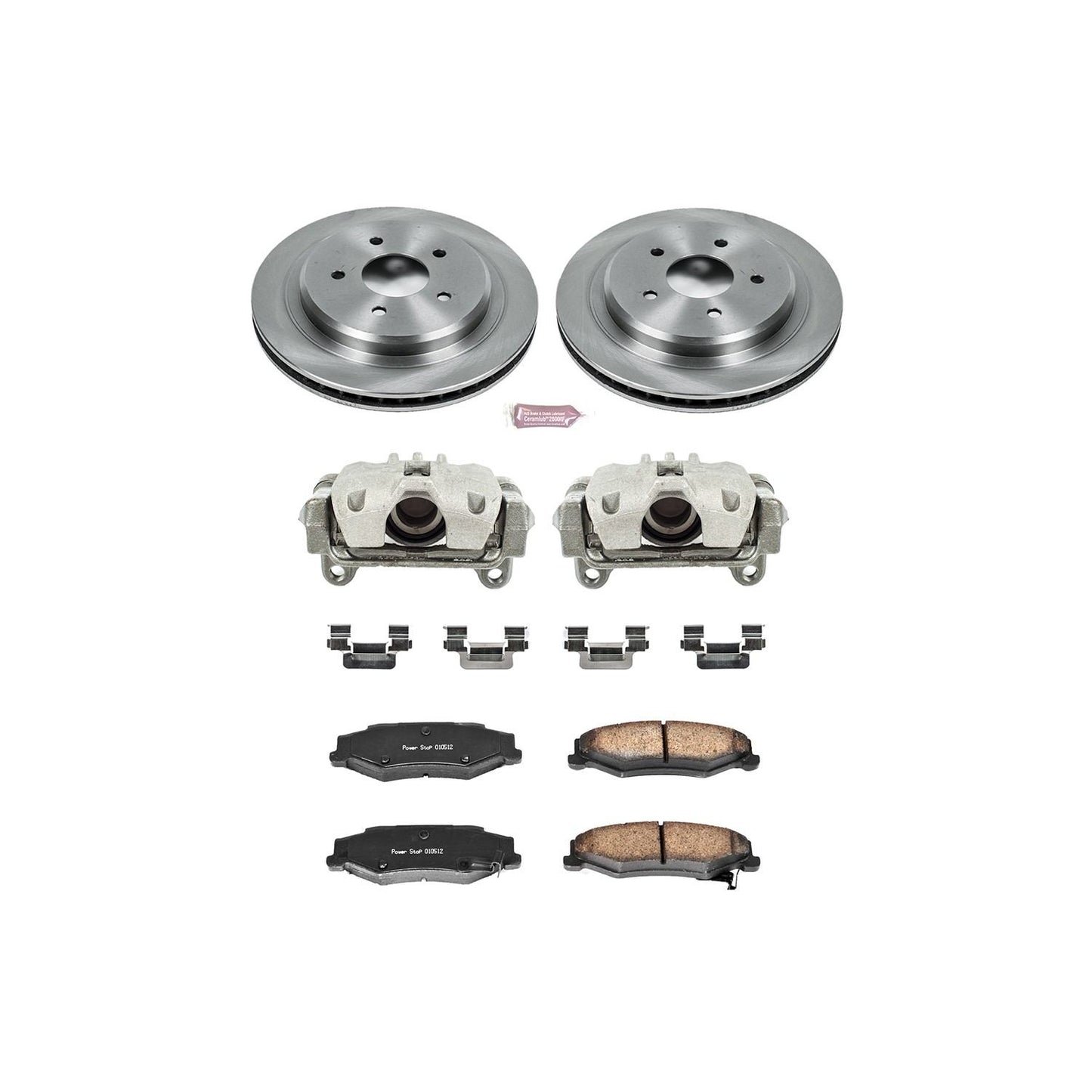 PowerStop Power Stop 04-09 Cadillac XLR Rear Autospecialty Brake Kit w/Calipers KCOE1563