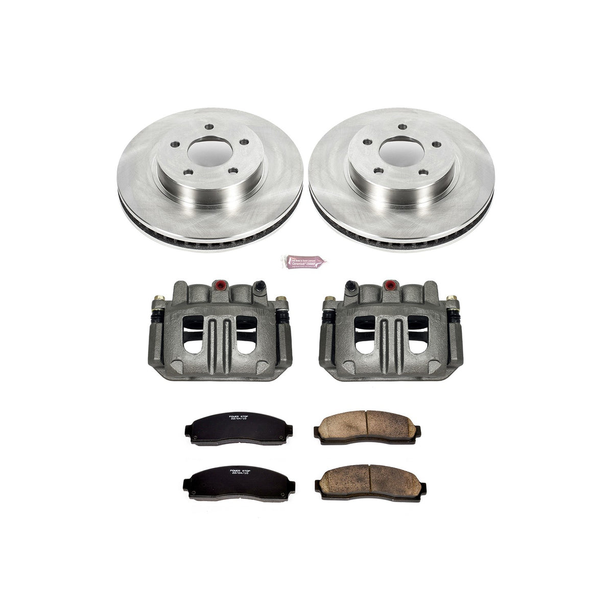 PowerStop Power Stop 02-03 Saturn Vue Front Autospecialty Brake Kit w/Calipers KCOE1576A