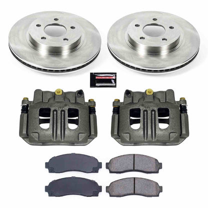 PowerStop Power Stop 05-06 Chevrolet Equinox Front Autospecialty Brake Kit w/Calipers KCOE1576