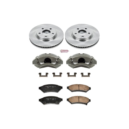 PowerStop Power Stop 05-09 Buick Allure Front Autospecialty Brake Kit w/Calipers KCOE1588