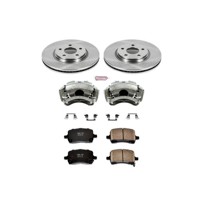 PowerStop Power Stop 04-08 Chevrolet Malibu Front Autospecialty Brake Kit w/Calipers KCOE1610A