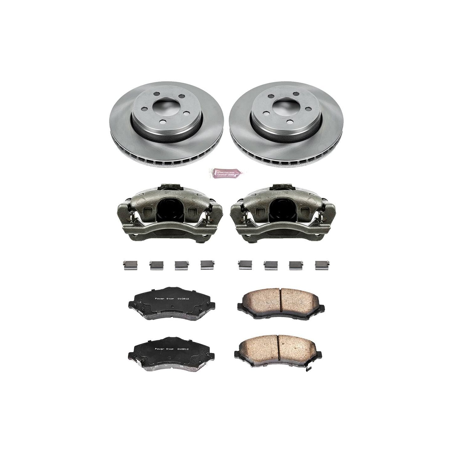 PowerStop Power Stop 07-11 Dodge Nitro Front Autospecialty Brake Kit w/Calipers KCOE1631