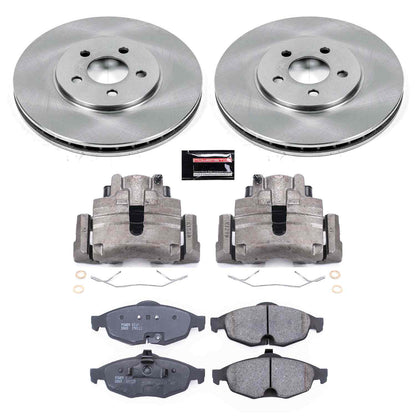 PowerStop Power Stop 01-06 Chrysler Sebring Front Autospecialty Brake Kit w/Calipers KCOE1684