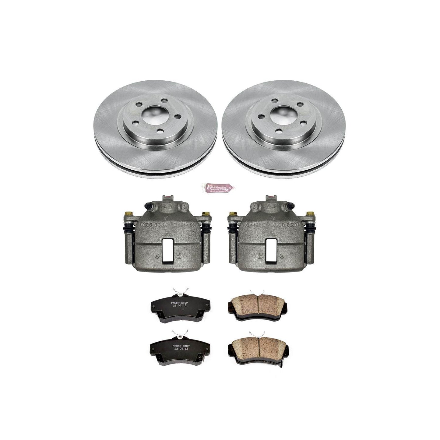 PowerStop Power Stop 01-10 Chrysler PT Cruiser Front Autospecialty Brake Kit w/Calipers KCOE1704A