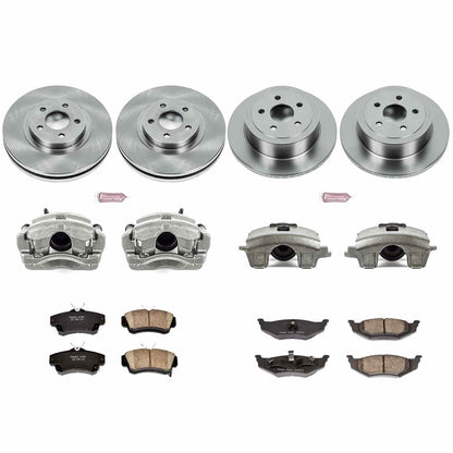 PowerStop Power Stop 01-03 Chrysler PT Cruiser Autospecialty Kit w/ Calipers - Front and Rear KCOE1705