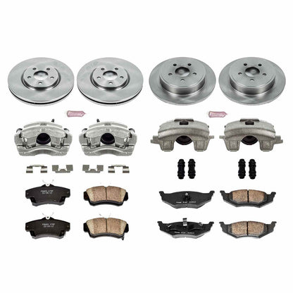 PowerStop Power Stop 03-09 Chrysler PT Cruiser Autospecialty Kit w/ Calipers - Front and Rear KCOE1708