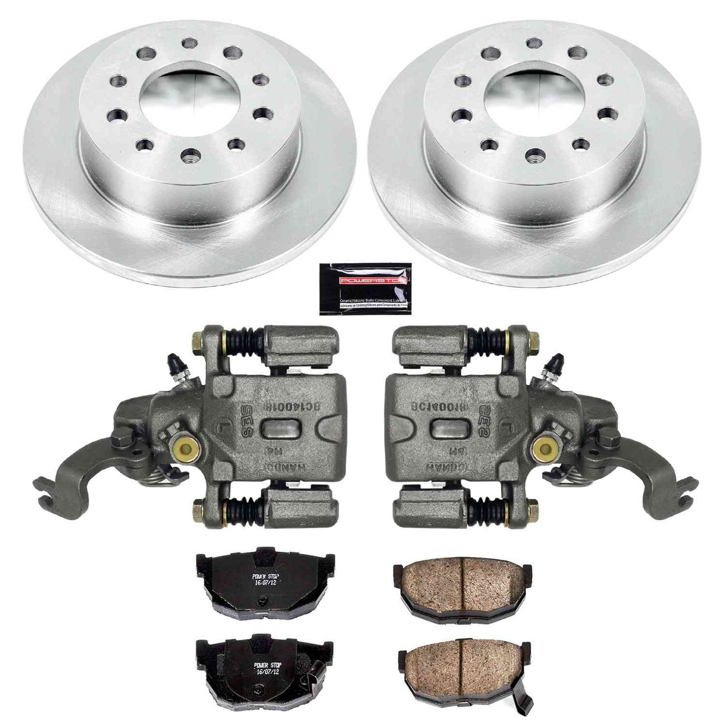 PowerStop Power Stop 04-08 Hyundai Tiburon Rear Autospecialty Brake Kit w/Calipers KCOE170A