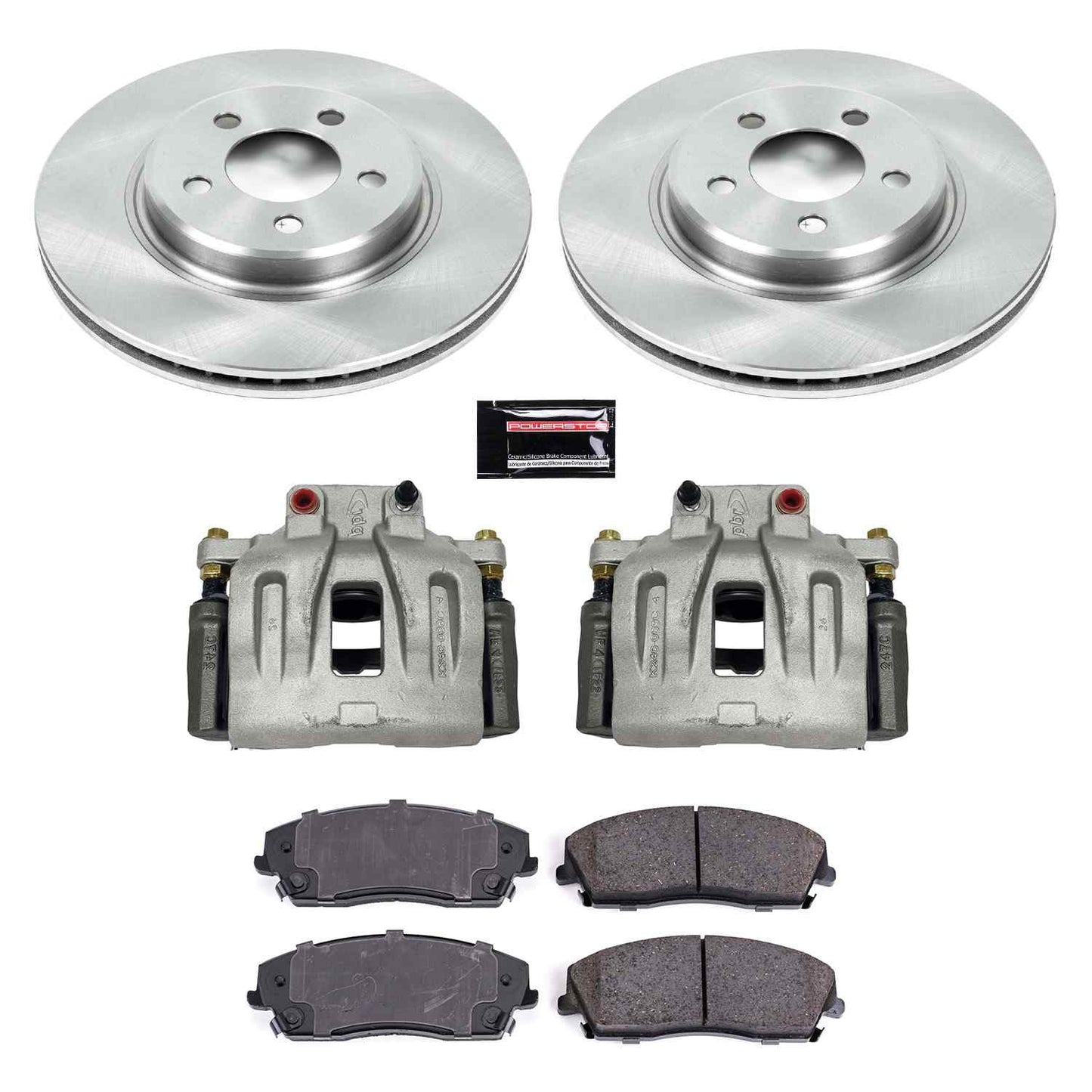 PowerStop Power Stop 12-19 Chrysler 300 Front Autospecialty Brake Kit w/Calipers KCOE1714A