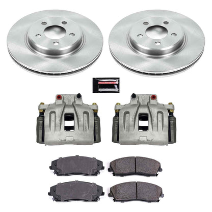 PowerStop Power Stop 12-19 Chrysler 300 Front Autospecialty Brake Kit w/Calipers KCOE1714A