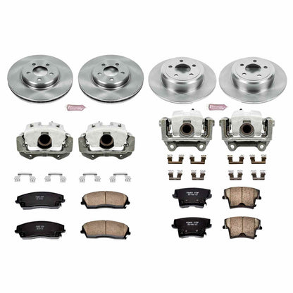 PowerStop Power Stop 05-19 Chrysler 300 Autospecialty Kit w/ Calipers - Front and Rear KCOE1715