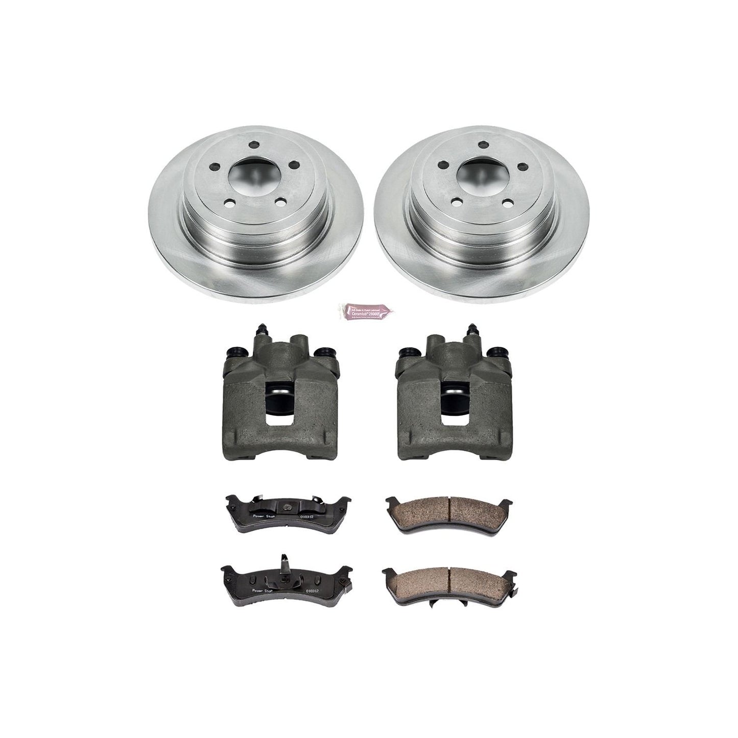 PowerStop Power Stop 2003 Ford Explorer Sport Rear Autospecialty Brake Kit w/Calipers KCOE1770