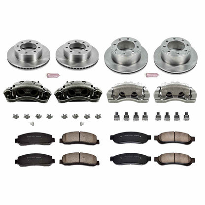 PowerStop Power Stop 05-07 Ford F-250 Super Duty Autospecialty Kit w/ Calipers - Front and Rear KCOE1782