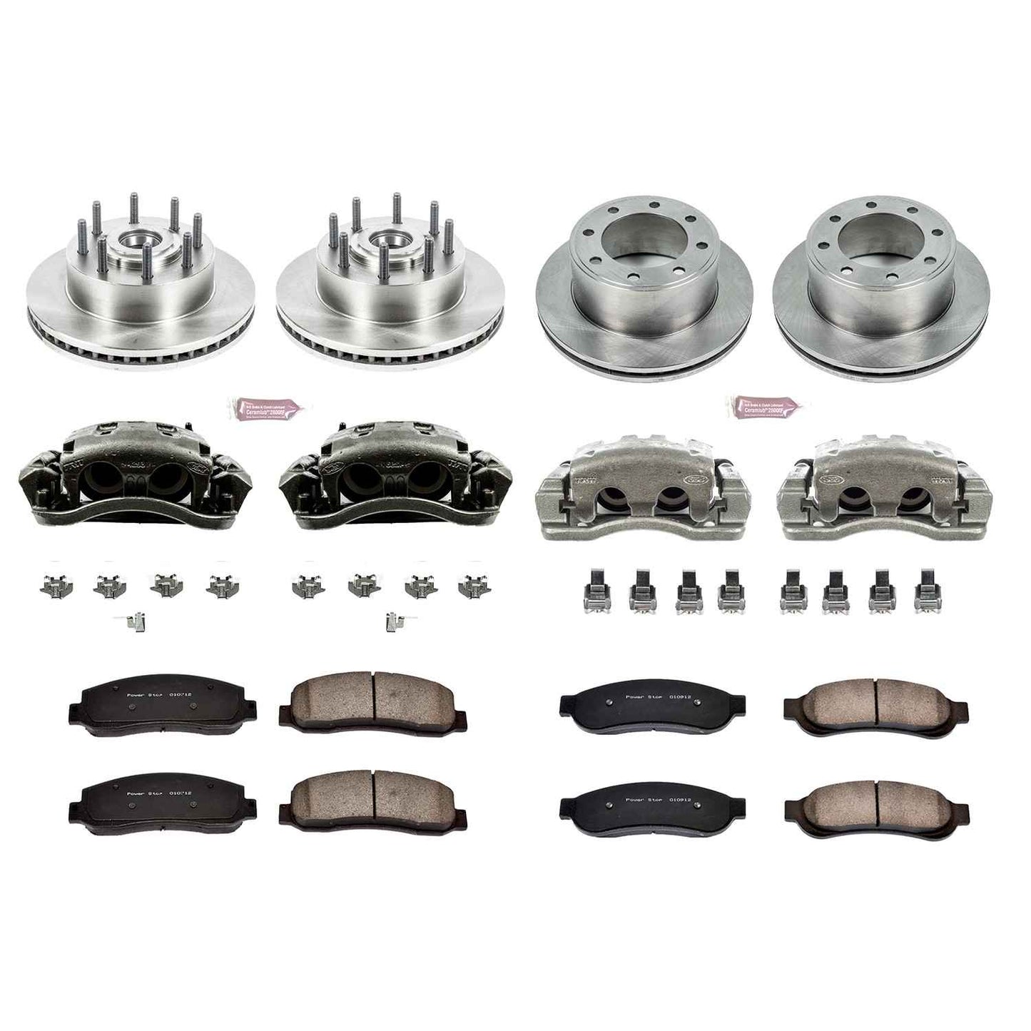 PowerStop Power Stop 05-07 Ford F-250 Super Duty Autospecialty Kit w/ Calipers - Front and Rear KCOE1797
