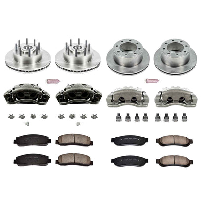 PowerStop Power Stop 05-07 Ford F-250 Super Duty Autospecialty Kit w/ Calipers - Front and Rear KCOE1797