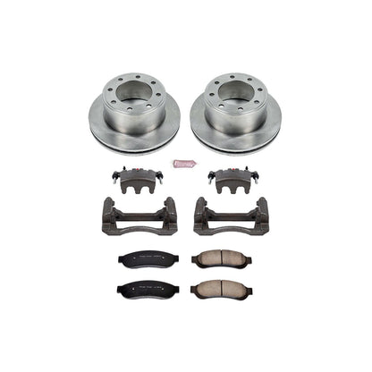 PowerStop Power Stop 07-10 Ford F-250 Super Duty Rear Autospecialty Brake Kit w/Calipers KCOE1798
