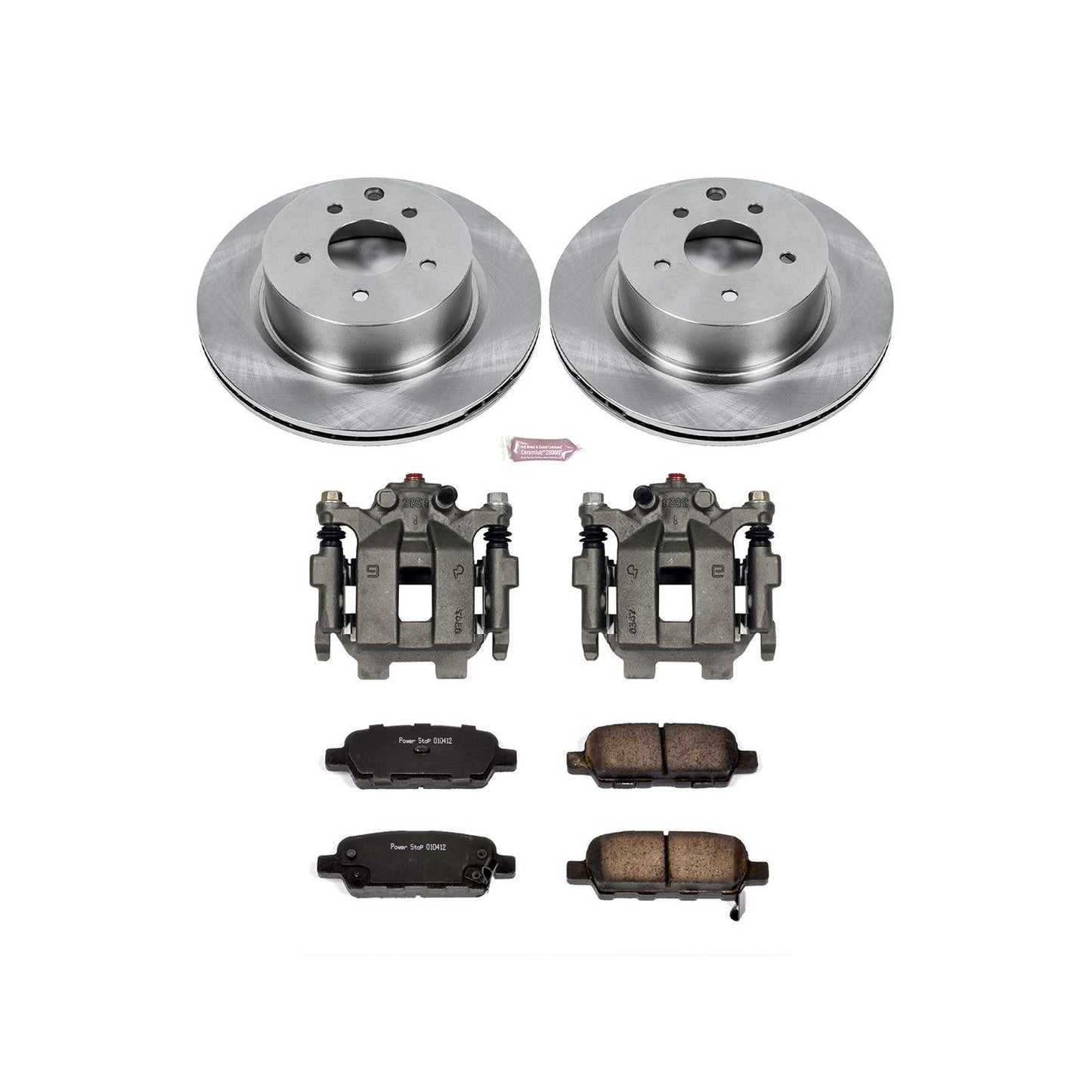 PowerStop Power Stop 09-14 Nissan Maxima Rear Autospecialty Brake Kit w/Calipers KCOE179C