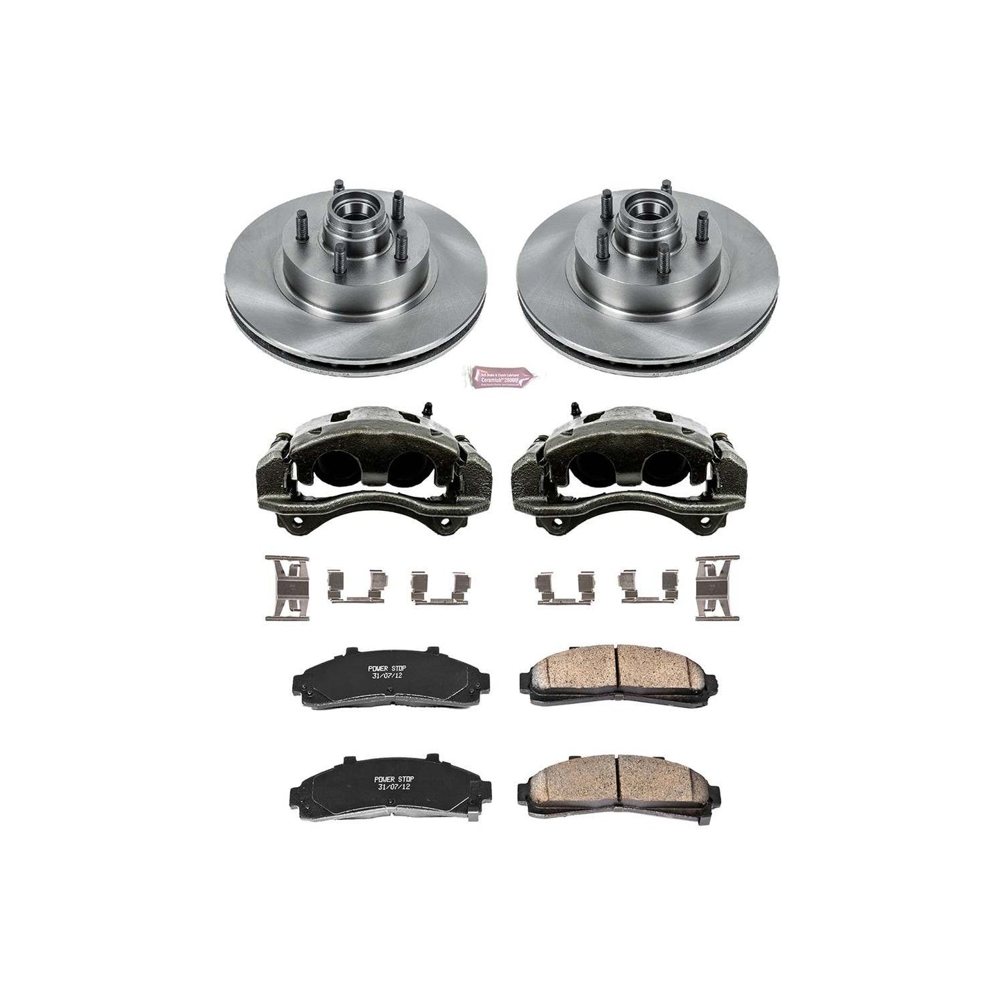 PowerStop Power Stop 95-01 Ford Explorer Front Autospecialty Brake Kit w/Calipers KCOE1854