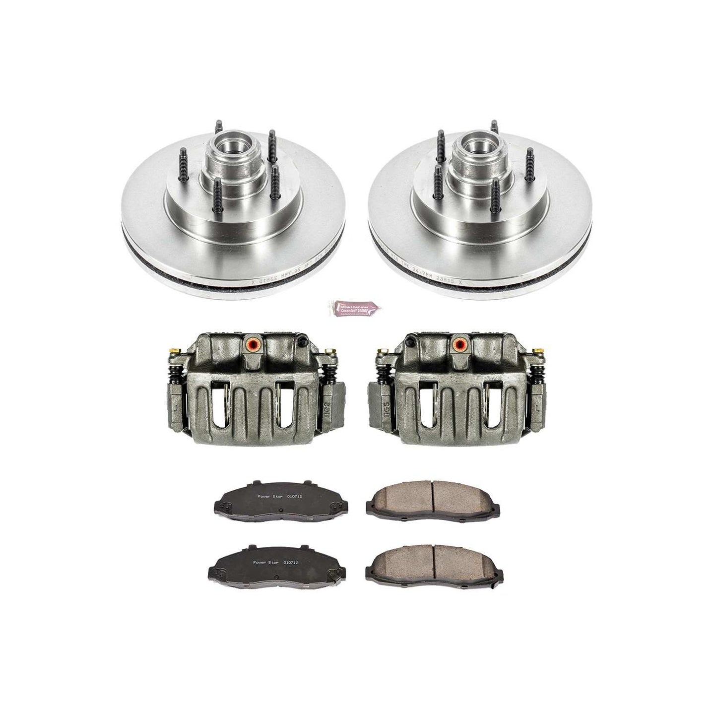 PowerStop Power Stop 99-00 Ford F-150 Front Autospecialty Brake Kit w/Calipers KCOE1863A