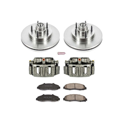 PowerStop Power Stop 99-00 Ford F-150 Front Autospecialty Brake Kit w/Calipers KCOE1863A