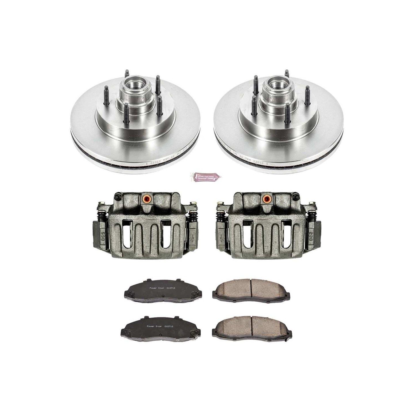 PowerStop Power Stop 97-00 Ford F-150 Front Autospecialty Brake Kit w/Calipers KCOE1863