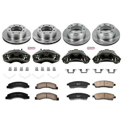 PowerStop Power Stop 00-05 Ford Excursion Autospecialty Kit w/ Calipers - Front and Rear KCOE1906A