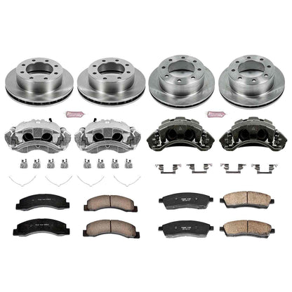 PowerStop Power Stop 00-05 Ford Excursion Autospecialty Kit w/ Calipers - Front and Rear KCOE1906