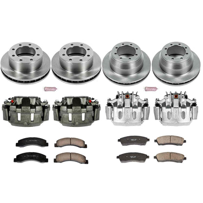 PowerStop Power Stop 99-04 Ford F-350 Super Duty Autospecialty Kit w/ Calipers - Front and Rear KCOE1907
