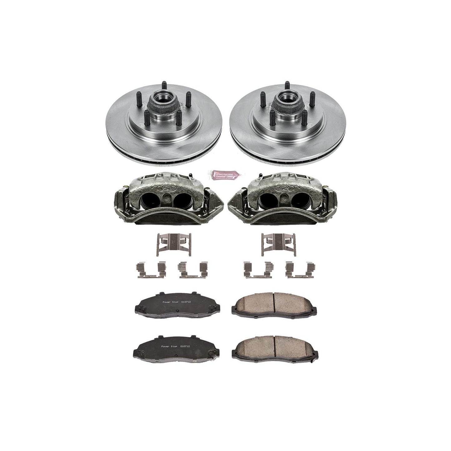 PowerStop Power Stop 00-03 Ford F-150 Front Autospecialty Brake Kit w/Calipers KCOE1914