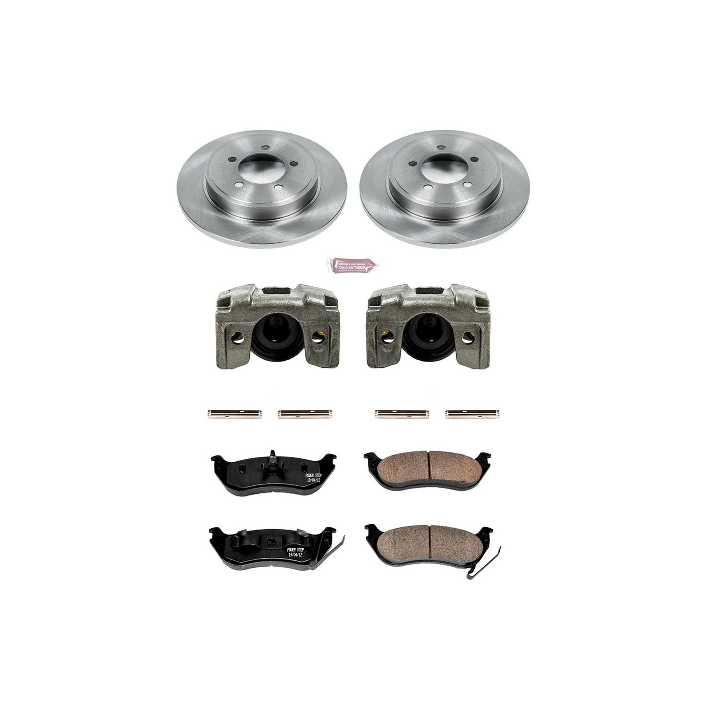 PowerStop Power Stop 06-10 Ford Explorer Rear Autospecialty Brake Kit w/Calipers KCOE1929