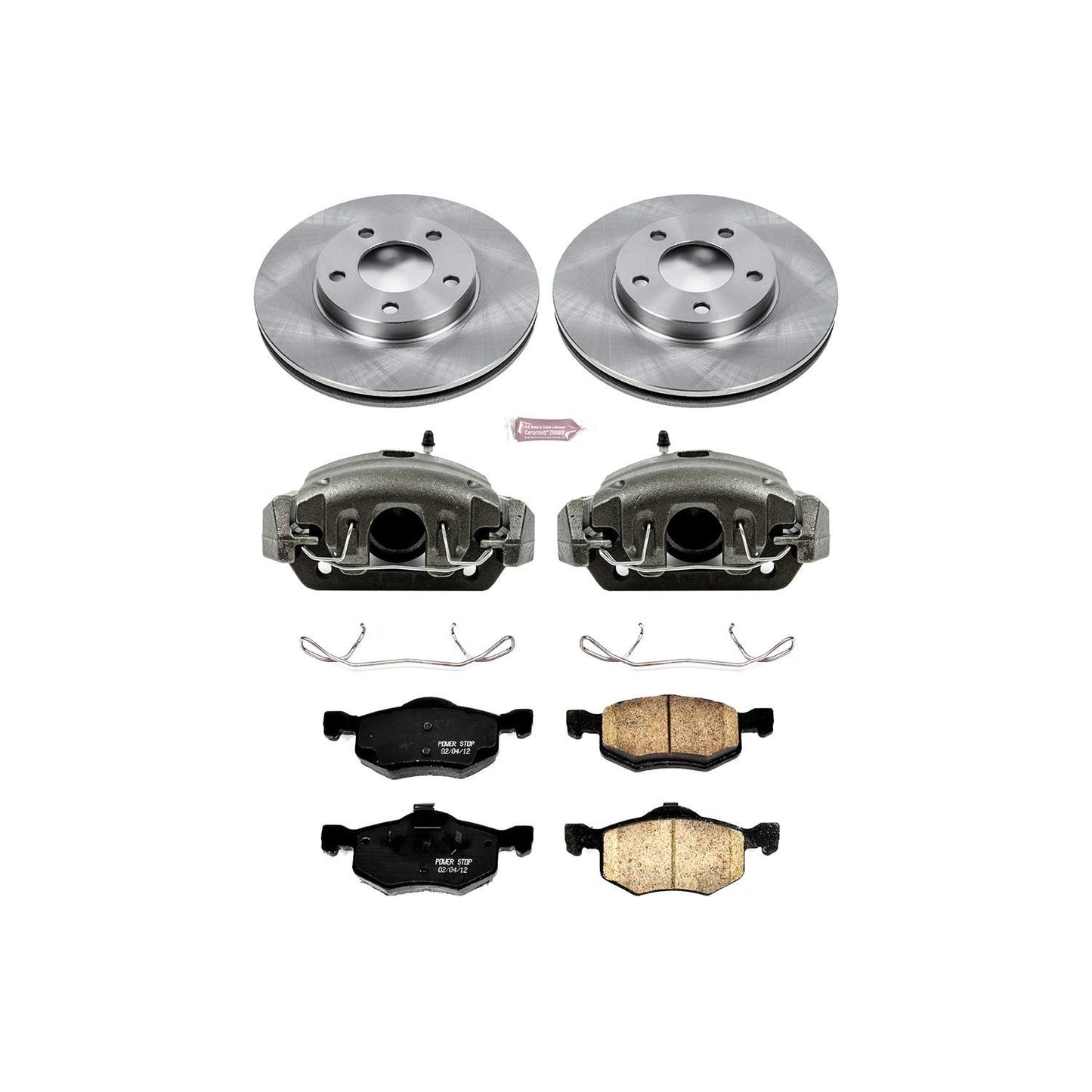 PowerStop Power Stop 01-07 Ford Escape Front Autospecialty Brake Kit w/Calipers KCOE1930