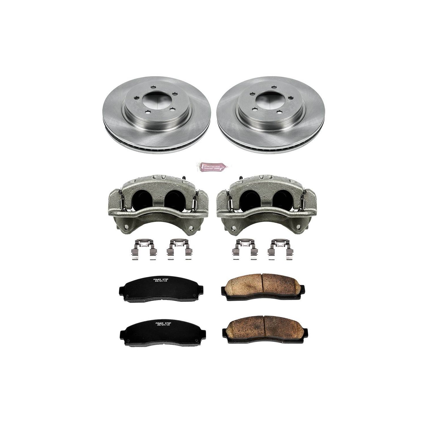PowerStop Power Stop 02-05 Ford Explorer Front Autospecialty Brake Kit w/Calipers KCOE1931