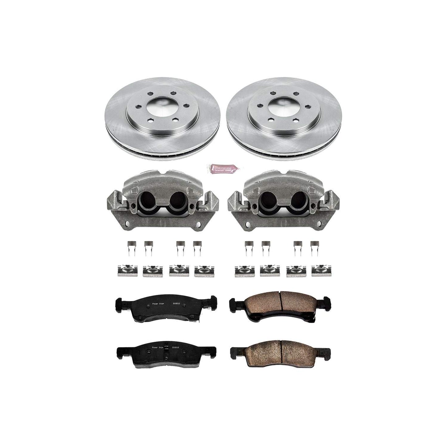 PowerStop Power Stop 02-06 Ford Expedition Front Autospecialty Brake Kit w/Calipers KCOE1933