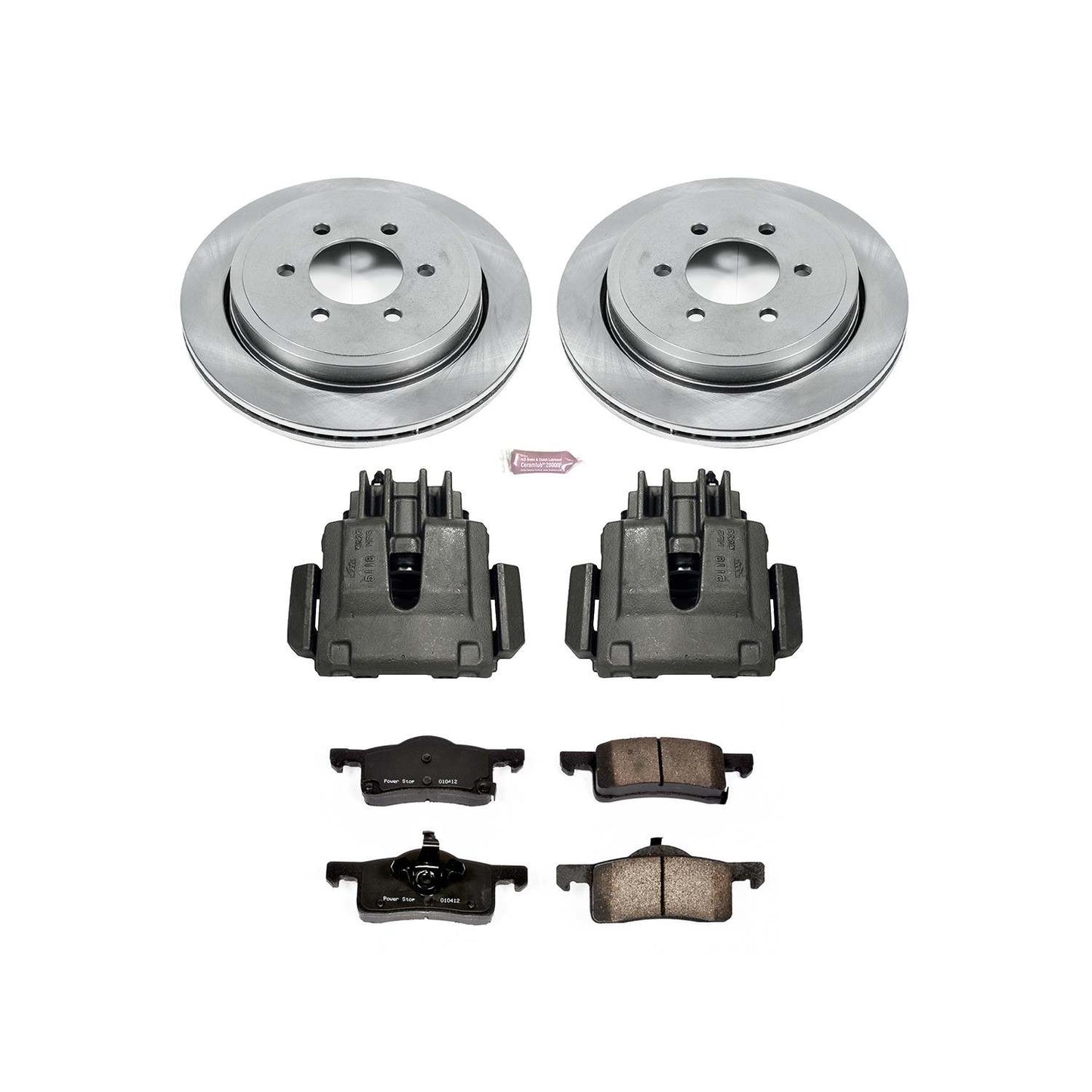 PowerStop Power Stop 02-06 Ford Expedition Rear Autospecialty Brake Kit w/Calipers KCOE1935