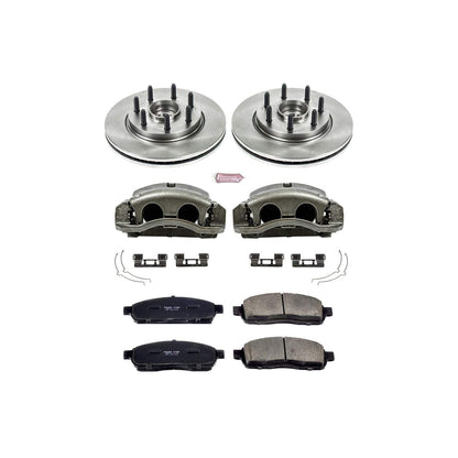 PowerStop Power Stop 05-08 Ford F-150 Front Autospecialty Brake Kit w/Calipers KCOE1941A