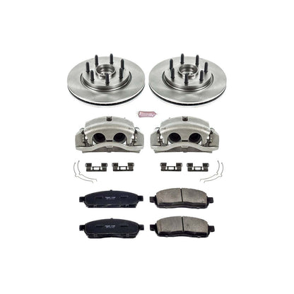 PowerStop Power Stop 04-08 Ford F-150 Front Autospecialty Brake Kit w/Calipers KCOE1941