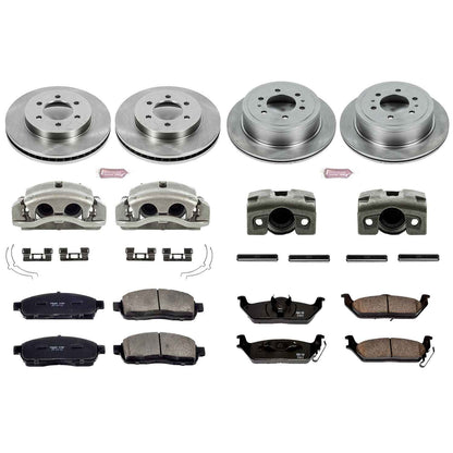 PowerStop Power Stop 04-08 Ford F-150 Autospecialty Kit w/ Calipers - Front and Rear KCOE1944