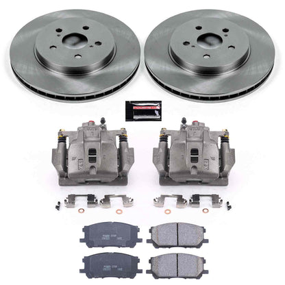 PowerStop Power Stop 04-06 Lexus RX330 Front Autospecialty Brake Kit w/Calipers KCOE196