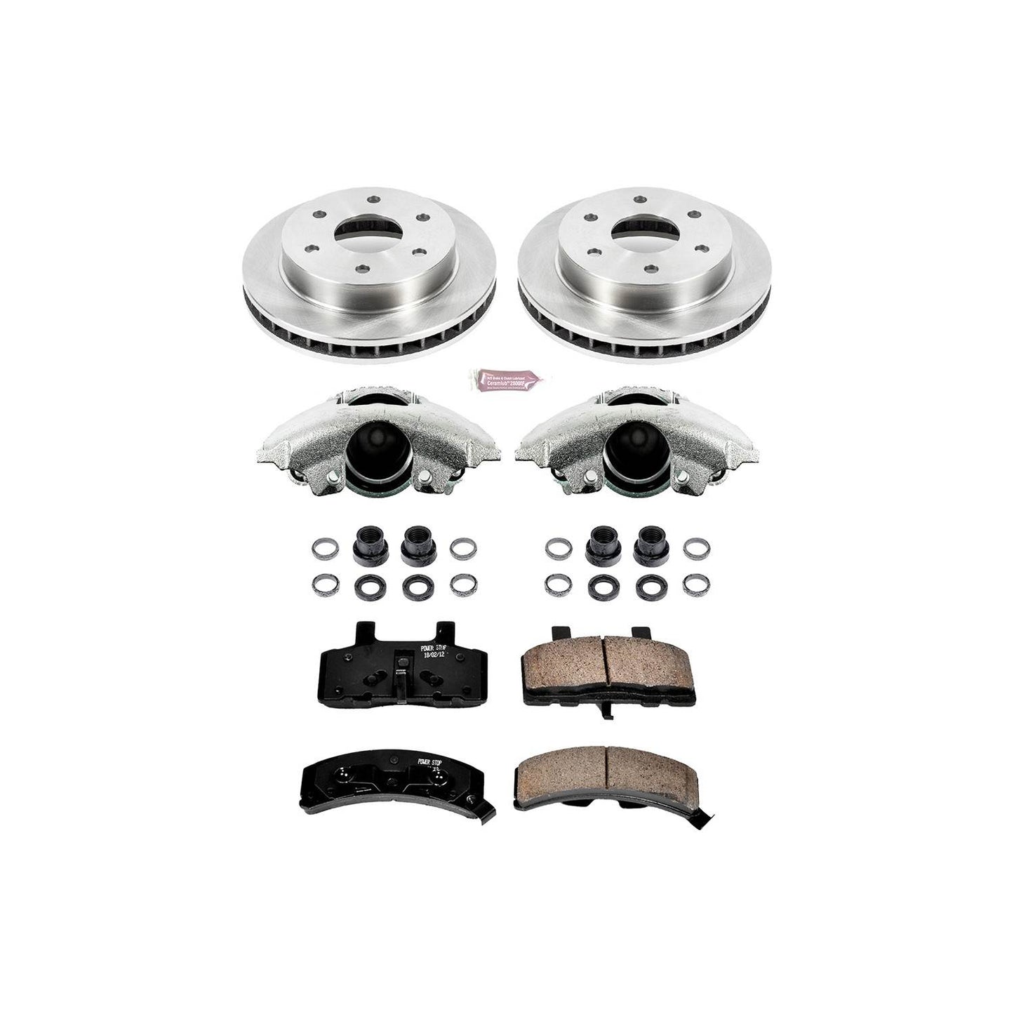 PowerStop Power Stop 99-00 Cadillac Escalade Front Autospecialty Brake Kit w/Calipers KCOE1970