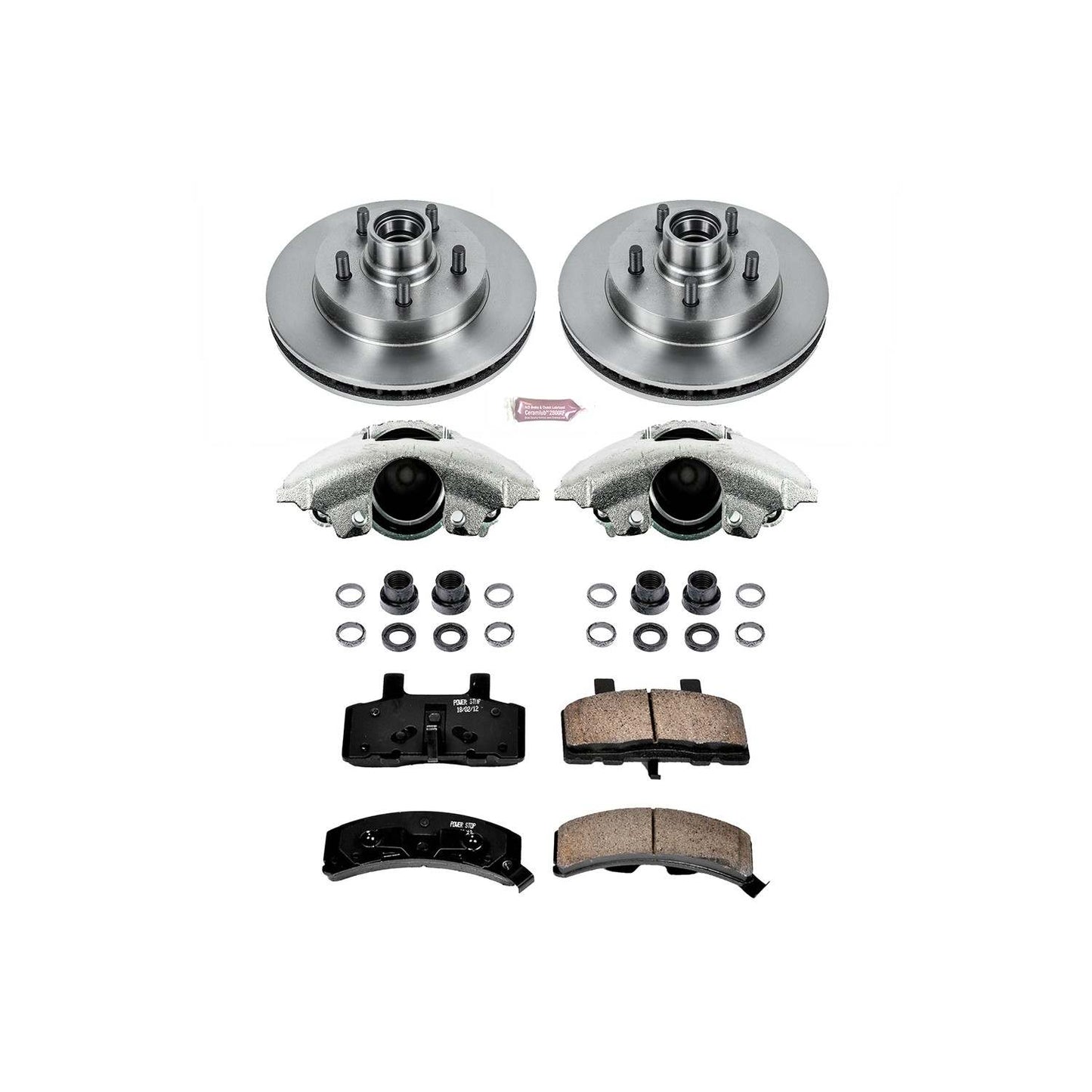 PowerStop Power Stop 95-99 Chevrolet C1500 Front Autospecialty Brake Kit w/Calipers KCOE1990