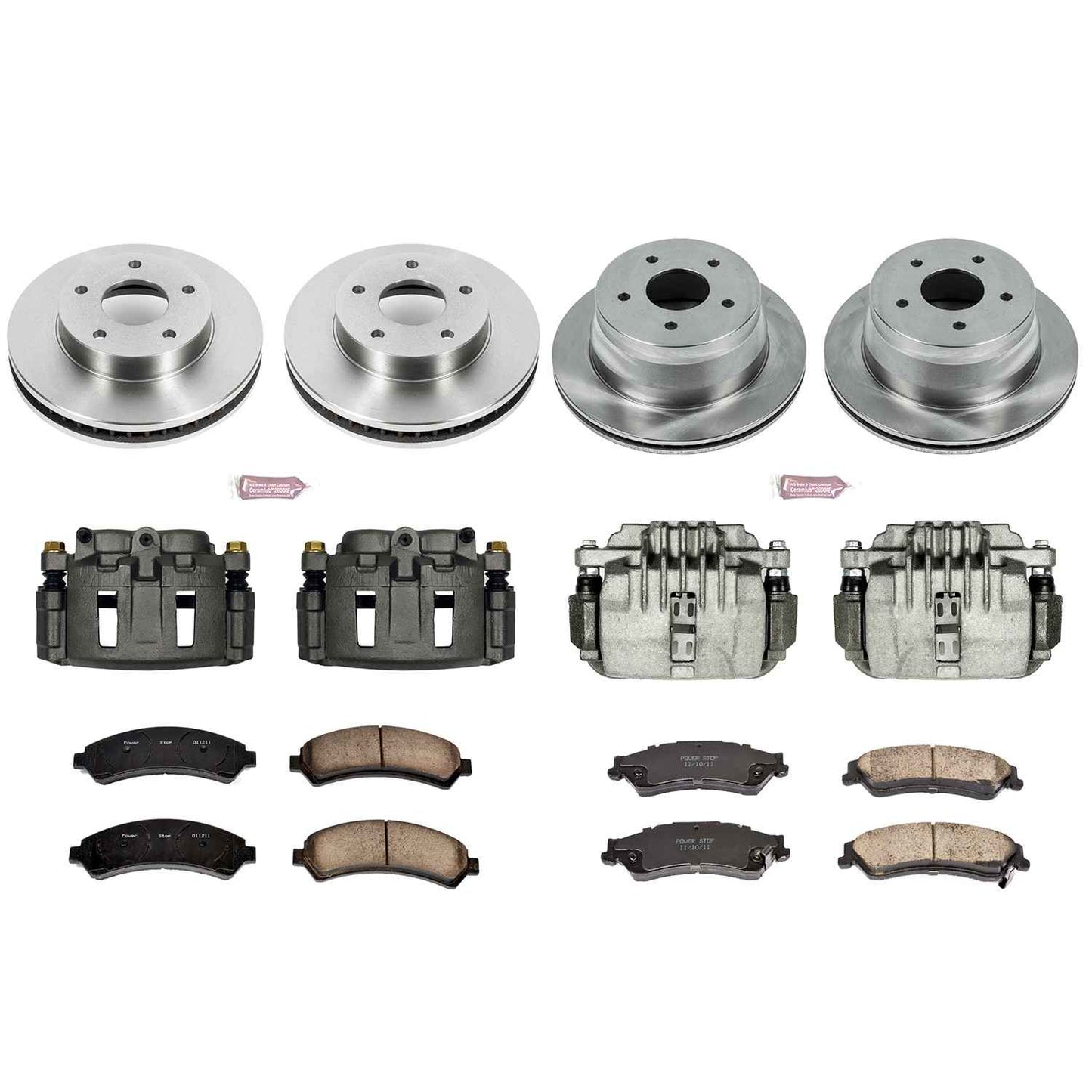 PowerStop Power Stop 97-05 Chevrolet Blazer Autospecialty Kit w/ Calipers - Front and Rear KCOE2005
